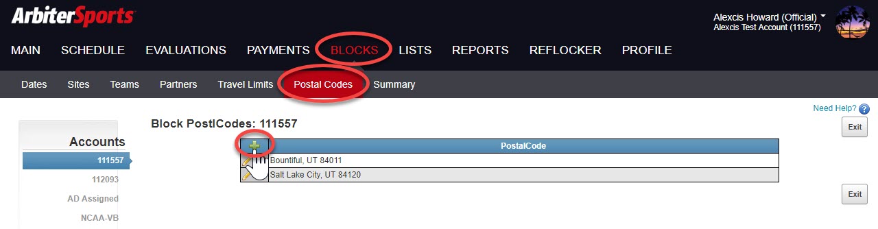 Step 5: Blocking Sites, Teams, Partners, Travel Limits, and Postal Codes