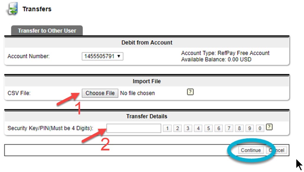 Mass Paying Officials in ArbiterPay
