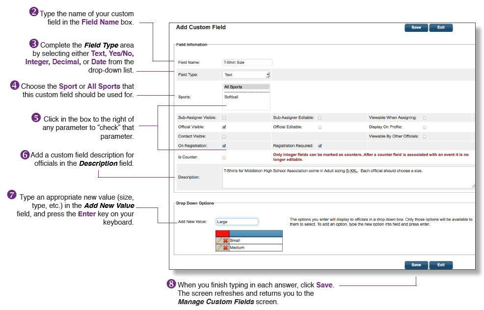 Create Custom Fields